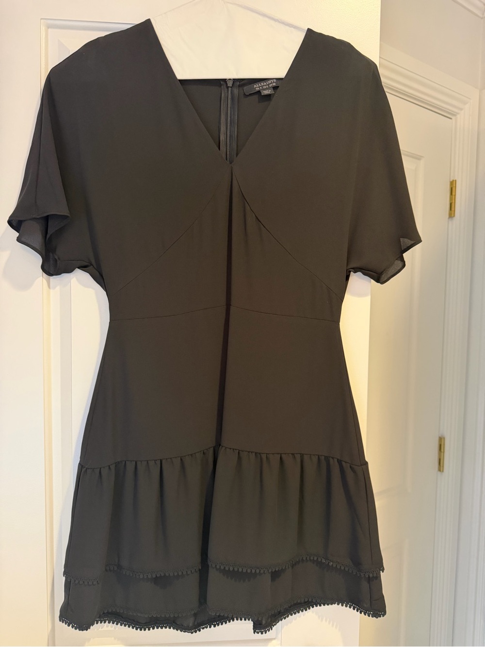 All Saints Black Cocktail Dress